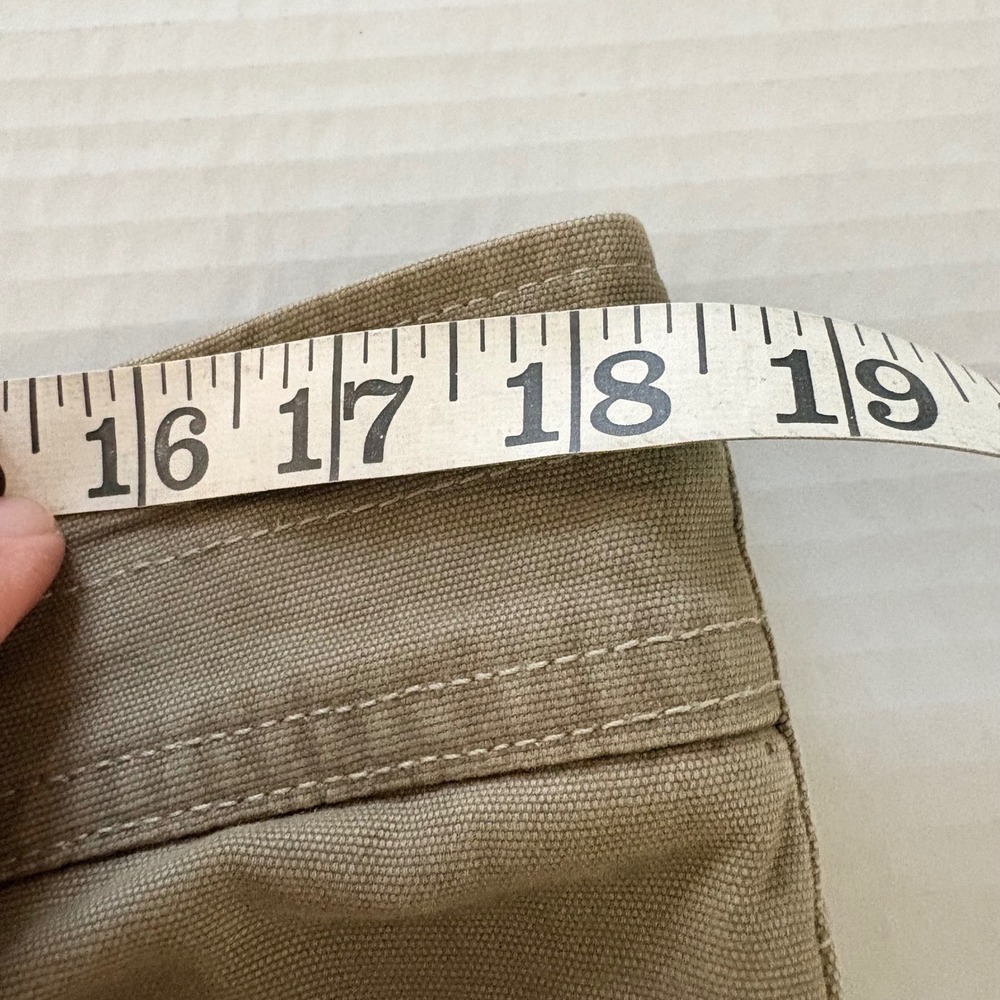 Kuhl Kanvus Jeans Mens 36x31 Khaki Brown Canvas Gorpcore Outdoor - Picture 8 of 11